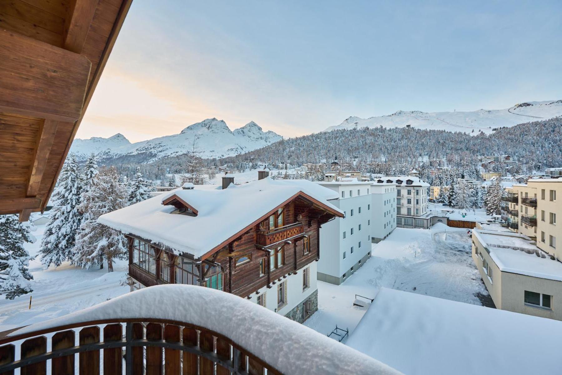 Chesa Madrisa Appartement Sankt Moritz Buitenkant foto