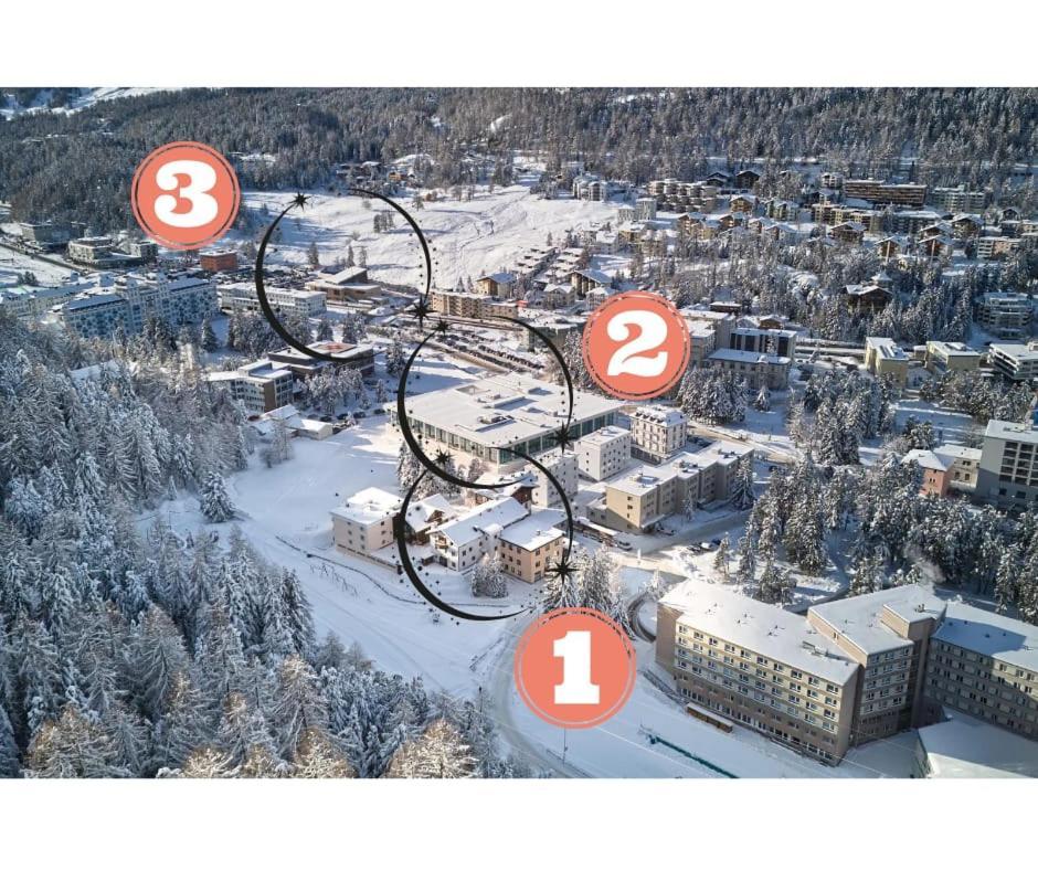 Chesa Madrisa Appartement Sankt Moritz Buitenkant foto